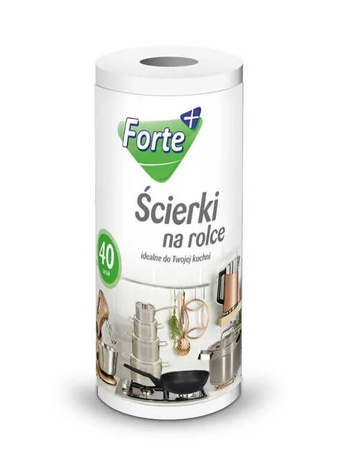 FORTE+ Ścierki na rolce 40 szt
