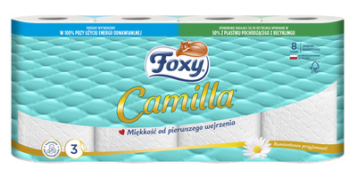 FOXY Camilla Papier toaletowy 8 rolek