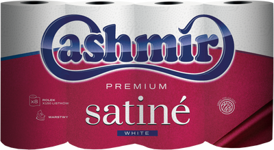 CASHMIR Satine papier toaletowy 3-wartswy 8 rolek