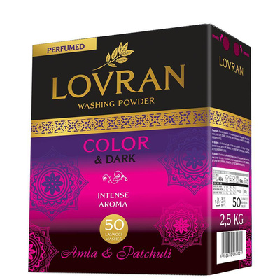 LOVRAN Proszek Color & Dark 50 prań 2,5kg