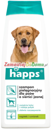 HAPPS szampon dla psów o jasnej sierści 200 ml