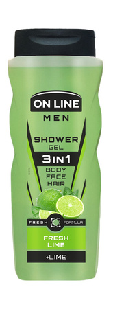 Żel 3w1 ON LINE MEN Fresh Lime 410 ml