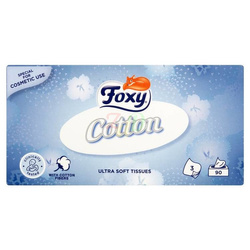 FOXY Cotton Box chusteczki kosmetyczne 90 szt.