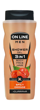 Żel 3w1 ON LINE MEN Spicy Orange 410 ml