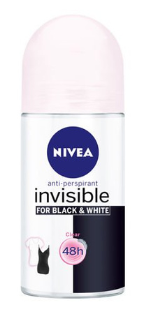 NIVEA Invisible Clear 48h dezodorant w kulce 50 ml