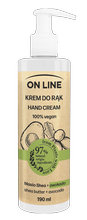 ON LINE wegan krem do rąk Awokado Masło Shea 190ml