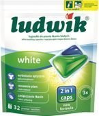 LUDWIK Kapsułki do prania tkanin WHITE 2 in 1 caps