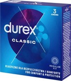 DUREX Classic prezerwatywy klasyczne 3 sztuki