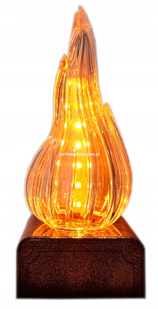 Świeca LED wkład elektryczny Żywy Płomień XL 15 cm