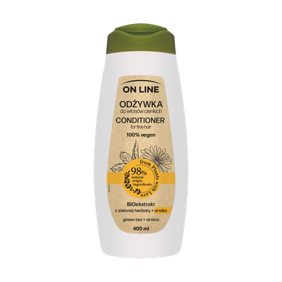 ON LINE wegan odżywka do włosów Arnika 400 ml