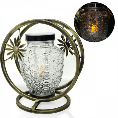 Znicz Polski Art Metal L2700 Solarny Złoty 31 cm