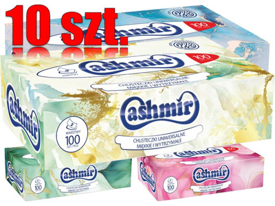 CASHMIR chusteczki uniwersalne 10 x 100 szt.