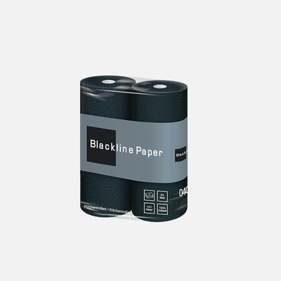 BLACKLINE ręcznik papierowy celuloza czarna 2 rol.