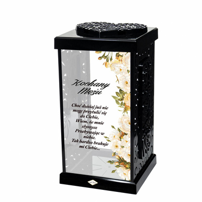 Znicz Latarnia Gracja Kochany Mężu 31 cm