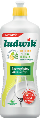 LUDWIK Cytrusy Zielona Herbata płyn do naczyń 900g