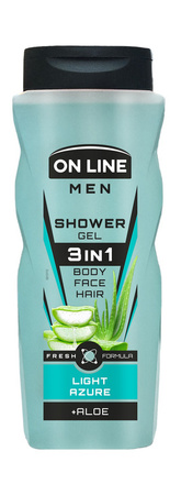 Żel 3w1 ON LINE MEN Light Azure 410 ml