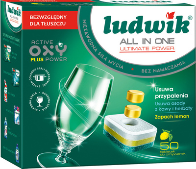LUDWIK Ultimate Power tabletki do zmywarki 50 szt.