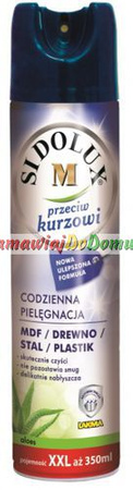Sidolux M przeciw kurzowi do mebli aloes 350 ml