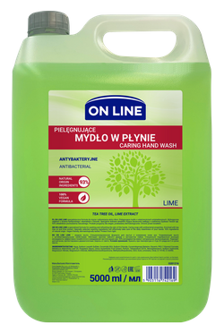 ON LINE Lime antybakteryjne mydło w płynie 5 l