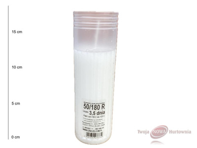 Wkład do zniczy ryflowany 50/180 84 h