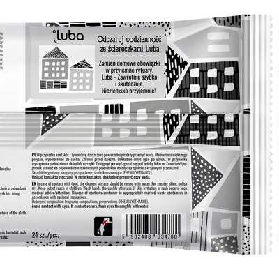 LUBA Czyszczące Uniwersalne Ściereczki Ocet 24szt.