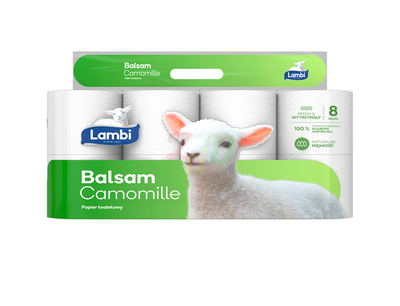 LAMBI Balsam Camomile papier toaletowy 8 rolek 