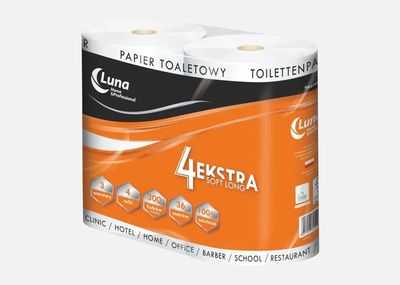 LUNA 4Easy Premium biały papier toaletowy 4 rol.