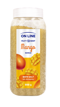 On Line Sól do kąpieli Fruity Shot mango 800g