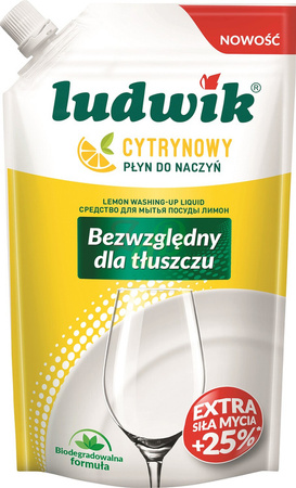 LUDWIK Cytrynowy płyn do mycia naczyń 450 g