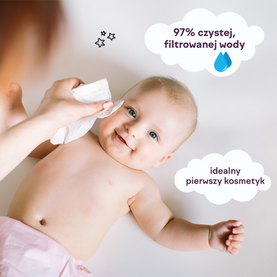 LUBA Chusteczki Nawilżane Tuli 97% Woda i Pantenol