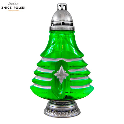 Znicz Boże Narodzenie Choinka płaska 32 cm