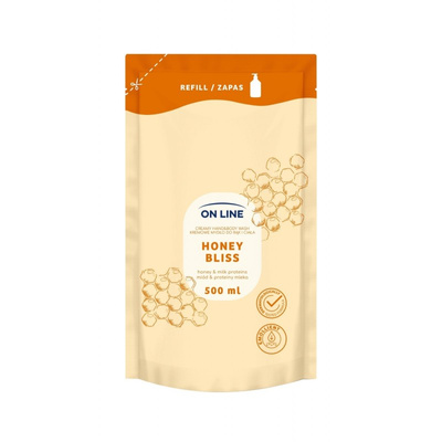 ON LINE kremowe mydło do ciała i rąk Honey Bliss