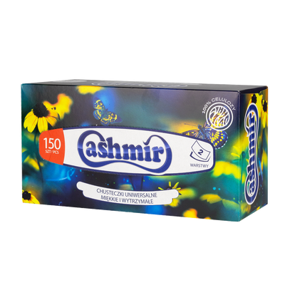 CASHMIR chusteczki uniwersalne 2-wartswy 150 szt.