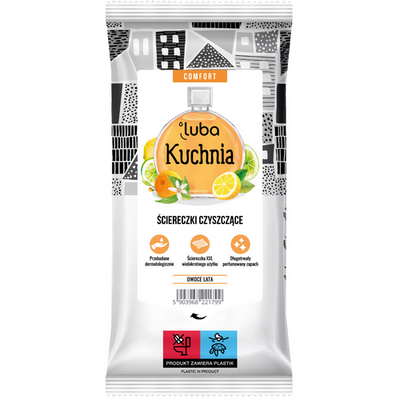LUBA Kuchnia Perfumowane Ściereczki 32 szt.