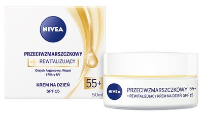 NIVEA 55+ krem przeciwzmarszczkowy na dzień 50ml