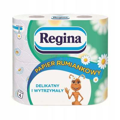 REGINA rumiankowy papier toaletowy 4 rolki 