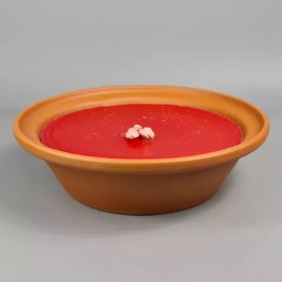 Znicz Ignis klasyczny zalewany Glina-3 śr.17 cm