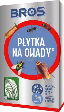 BROS płytka na owady muchy komary i meszki