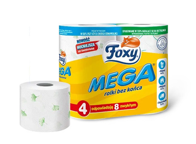 FOXY Mega Papier toaletowy 4 rolki