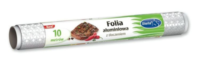 Folia aluminiowa z tłoczeniem 10 m rolka STELLA