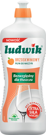 LUDWIK Brzoskwiniowy płyn do mycia naczyń 900 g