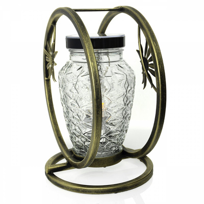 Znicz Polski Art Metal L2700 Solarny Złoty 31 cm