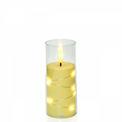CORTINA Świeca LED z łańcuchem LED H125