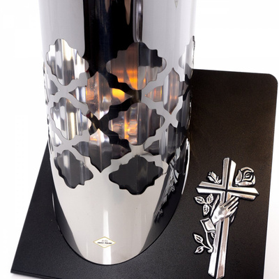 Znicz solarny PARIS C Skos Krzyż 23 cm