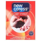 Unimil New Caress Wet N'Wild prezerwatywy 3 sztuki