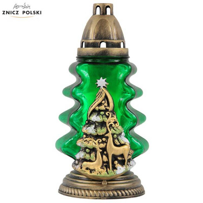 Znicz świąteczny Boże Narodzenie CHJ Choinka 27 cm