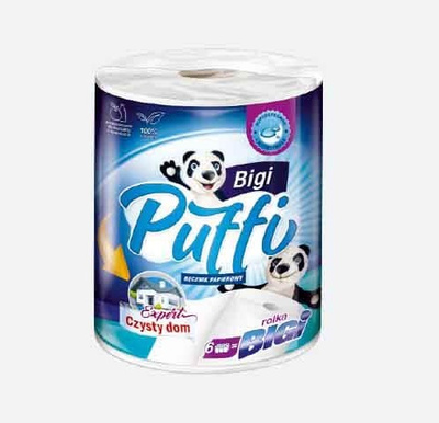 PUFFI Bigi ręcznik papierowy uniwersalny 2w 1 rol.