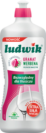 LUDWIK Granat Werbena płyn do mycia naczyń 900 g