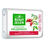 BIAŁY JELEŃ Premium mydło z głogiem i lnem 100 g