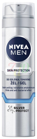 NIVEA MEN Silver Protect żel do golenia 200 ml